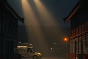 《餐桌上的第三把椅子》封面：三人餐桌局部特写
